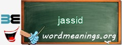 WordMeaning blackboard for jassid